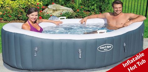 Hot Tub In Basement Ideas, Indoor Inflatable Hot Tub Room Ideas, Indoor Hot Tub Room Ideas Basements, Hot Tub Seating, Hot Tub Oasis, Tub Surround Ideas, Best Inflatable Hot Tub, Backyard Goals, Hot Tub Surround