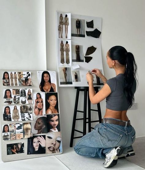 Camila Parker, Fashion Dream Job, Fashion Designer Studio, Career Vision Board, Career Fashion, Professional Tips, Life Vision Board, Fashion Marketing, Branding Photoshoot