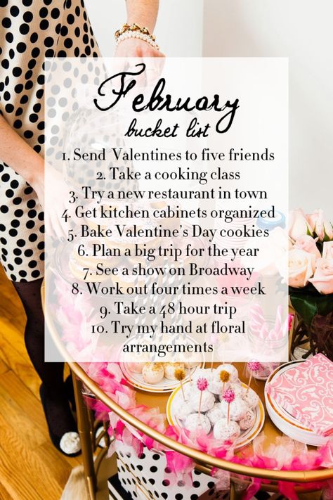 Bucket List College, February Bucket List, National Holiday Calendar, Carly The Prepster, Monthly Celebration, February Ideas, February Activity, Valentines Day Cookies, My Funny Valentine