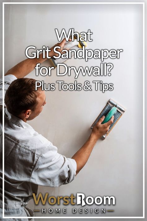 What Grit Sandpaper for Drywall? Plus Tools & Tips Wall Sanding, Sanding Walls Before Painting, Sanding Drywall Tips, How To Fix Drywall Damage, How To Sand Walls Before Painting, Fixing Drywall, Sandpaper Grit Guide, Level 5 Drywall Finish, How To Fix Wall Corners Drywall Repair