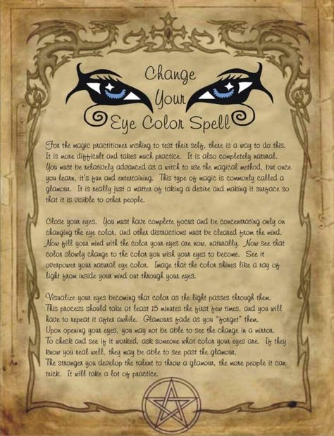 Color Magick, Herbs Recipes, Wiccan Quotes, Halloween Spell Book, Change Your Eye Color, Witchcraft Spells For Beginners, Halloween Spells, Spells For Beginners, Witchcraft Spells