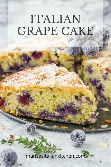 Cooking With Grapes, Recipes With Red Grapes, Grape Desserts Easy, White Grapes Recipes, Red Grape Recipes, Red Seedless Grapes Recipes, Grape Recipes Dessert, Desserts With Grapes, Red Grapes Recipes