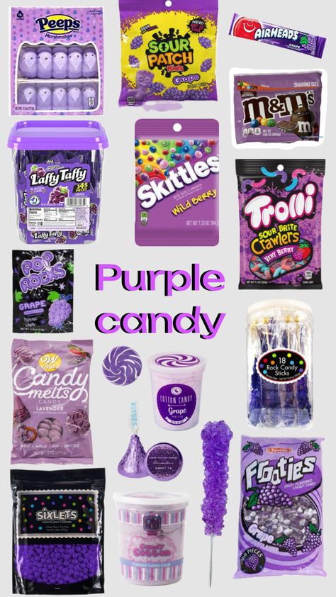 #candy #purplecandy Baby Shower Fruit Tray, Cake Gift Basket, Theme Snack, Baby Shower Fruit, Soda Cake, Making A Gift Basket, Birthday Snacks, Food Gift Baskets, Purple Food