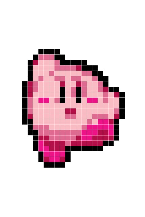 Pixel Art 15x15 Grid, 30 X 30 Pixel Art, Pixel Paper Art, Pixel Art On Paper, Pixel Art Kirby, Pixel Y2k, Pixel Art Ideas Creative, Pixel Art Cute, Pixelated Art