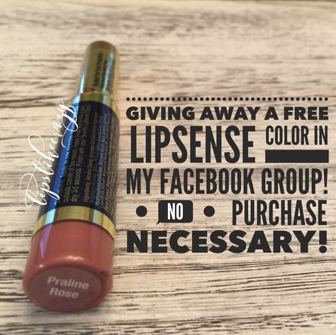 Free Praline Rose LipSense Giveaway! www.facebook.com/groups/Lipslikecrazy Praline Rose Lipsense, Lipsense Colors