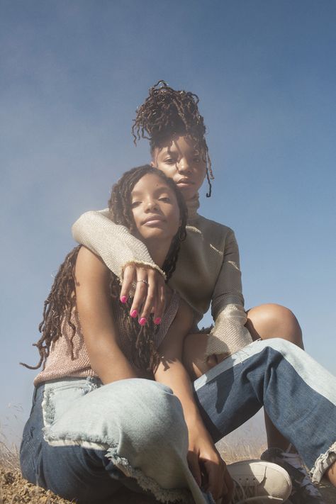 Halle and Chloe Bailey, sisters that make up the R&B duo Chloe X Halle. Credit: Robin Harper Chloe And Halle Bailey, Coachella Performance, Chloe Halle, Chloe And Halle, Joey Badass, Grown Ish, Pretty Hurts, Chloe Bailey, Black Sisters