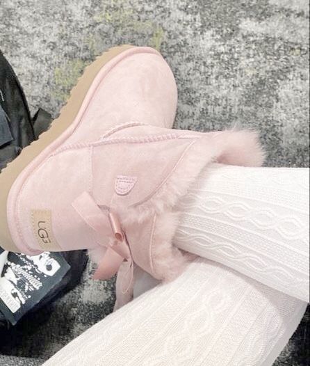 Cute Uggs, Chanel Aesthetic, Pink Uggs, Winter Princess, Pink Xmas, Snow Princess, Sparkle Skirt, Snow Bunnies, Snow Angels