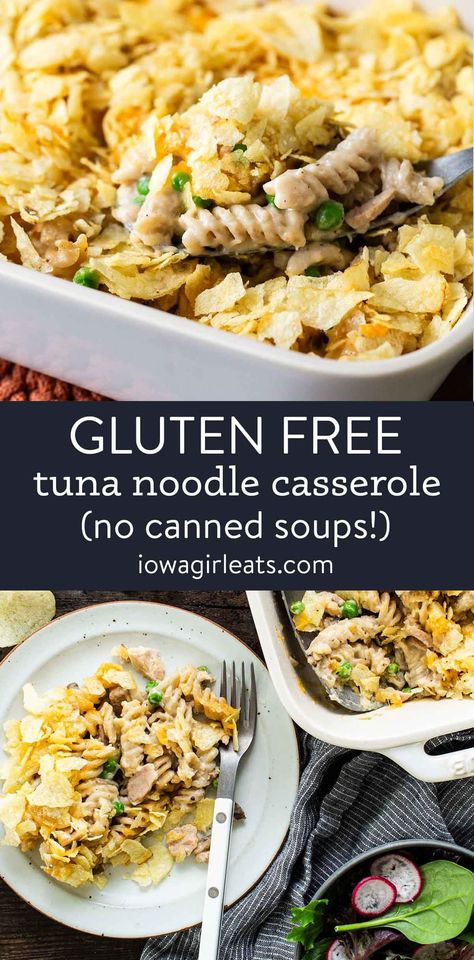 Gluten Free Tuna Noodle Casserole, Gluten Free Tuna Casserole, Gluten Free Casserole Recipes, Kidney Healthy Foods, Asian Steak Bites, Gluten Free Comfort Food, Crockpot Soups, Canned Soup, Tuna Noodle