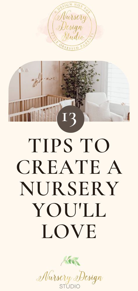 Looking for tips on how to design a nursery? We'll share 13 tips to create a nursery you'll love. When it comes to nursery design, it's all about creating the perfect balance between style and function. A well designed nursery will be safe, practical, beautiful and a peaceful oasis. How To Design A Nursery, Transitional Nursery Ideas, Nursery Floor Plan, Nursery Furniture Layout, Transitional Nursery, Safe Nursery, Nursery Color Palette, Infant Nursery, Nursery Paint Colors