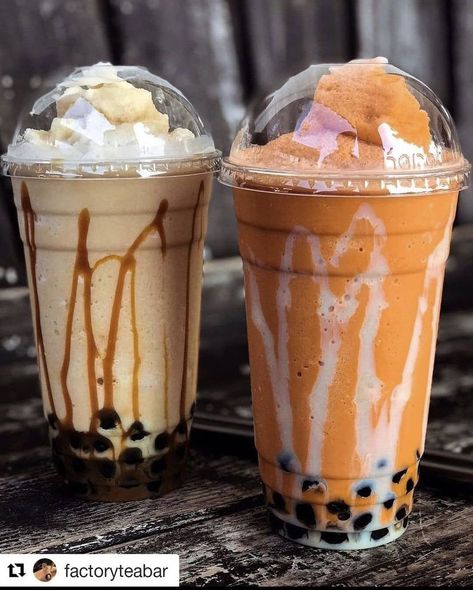 Boba Tea Recipe, Bubble Tea Flavors, Bubble Tea Shop, Bubble Tea Boba, Boba Drink, Colorful Drinks, Bubble Milk Tea, Sweet Drinks, Tasty Baking