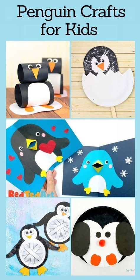 This list of 37 penguin crafts for kids will ignite their creativity and provide an excellent opportunity for them to learn about penguins and their habitats. From paper plate penguin crafts to pengiun puppet crafts, this collection offers various winter kids projects suitable for kids of all ages. Each penguin activity is easy to follow and enjoyable, ensuring hours of creative fun. Make sure to try all our winter animal crafts for kids and winter crafts for kids. Winter Animal Crafts For Kids, Penguin Crafts For Kids, Paper Plate Penguin, Arctic Animals Crafts, Winter Animal Crafts, Zoo Crafts, Paper Cup Crafts, Winter Crafts Preschool, Penguin Crafts