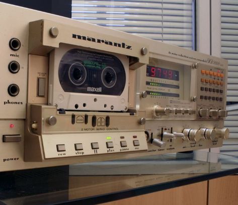 Cassette Tape Recorder, Hifi Audiophile, Old Radio, Cassette Deck, Vintage Hifi, Hi Fi System, Audio Tape, Stereo Systems, Tape Deck