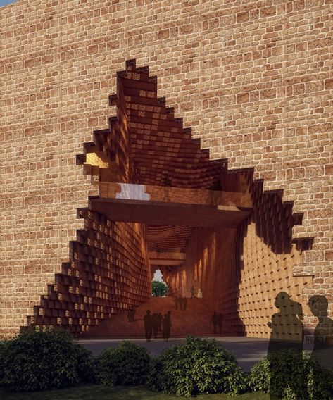 Shiva Museum | Sanjay Puri architects Museum Architecture Concept Ideas, Sanjay Puri Architects, Sanjay Puri, Museum Plan, Outdoor Installation, Urban Analysis, Desert Climate, Hot Desert, Architecture Poster