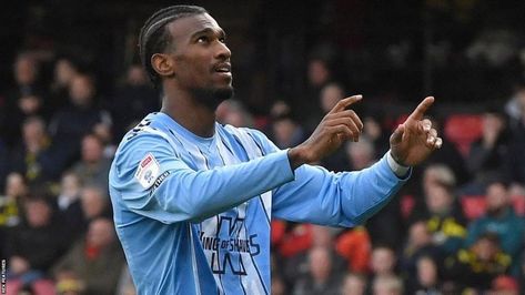 Watford 1-2 Coventry City: Haji Wright double seals Sky Blues victory - BBC Sport Jamal Lewis, Coventry City Fc, Coventry City, Bbc Sport, Cold Front, Free Kick, Football Program, Half Time, Coventry