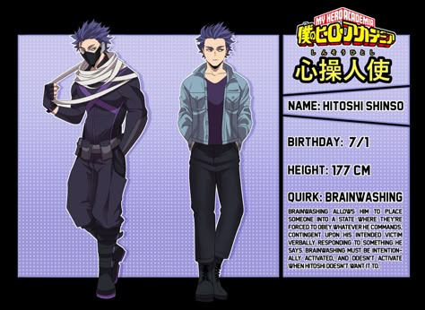 Shinso Hero Costume, Get Hotter, Shinso Hitoshi, Shinsou Hitoshi, My Hero Academia Costume, Blue Eye Color, Sports Festival, Male Birthday, Anime Villians