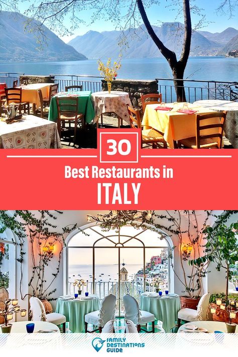 Want to see the best restaurants in Italy? We’re FamilyDestinationsGuide, and we’re here to help: From incredible brunch spots and amazing places to eat dinner, to local foodie spots and hidden gems, discover the BEST Italy restaurants - so you get memories that last a lifetime! #italy #italyrestaurants #restaurantsinitaly #bestrestaurantsinitaly #placestoeatitaly Best Restaurants In Italy, Italy Restaurant Food, Restaurants In Italy, Sorrento Italy Restaurant, San Remo Italy, Bari Italy Restaurant, Stresa Italy, Sorrento Italia, Best Restaurants In Bellagio Italy