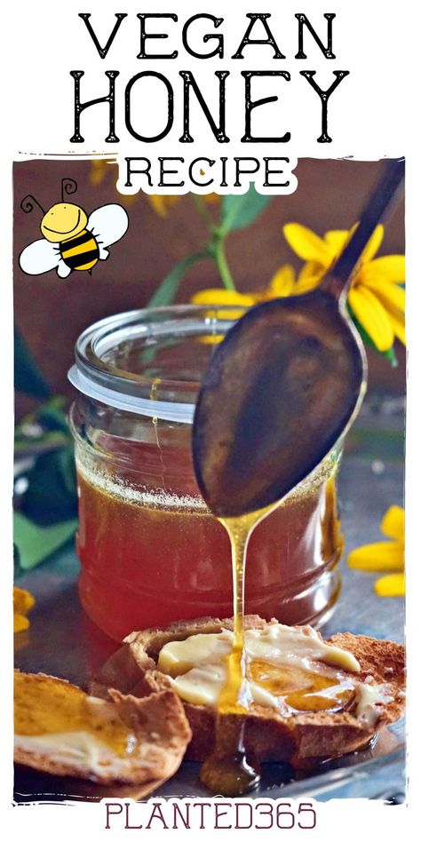 Modern Honey Recipes, Vegan Honey, Substitute For Honey In A Recipe, How To Make Honey Simple Syrup, Vegan Hot Honey, Vegan Honey Recipe, Culinary Lavender, Vegan Sauces, Honey Recipes