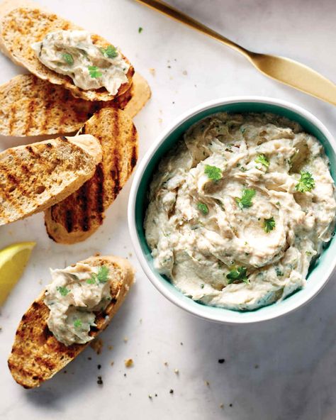 Smoked Mackerel Pate - ALDI UK Easter Canapes, Cricket Recipes, Easter Fish Recipes, Smoked Mackerel Pate, Mackerel Pate, Weston Price, Christmas Starters, Mackerel Recipes, Pate Recipes