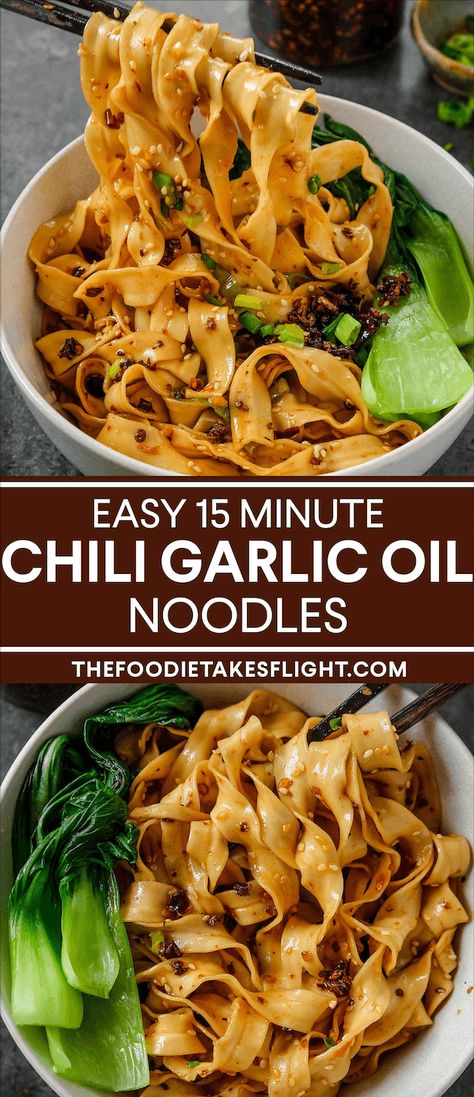 Garlic Oil Noodles, Canton Noodles, Remedies For Oily Skin, Exercises For Pregnant Women, Pancit Canton, Oil Noodles, Lowering Blood Pressure, Vegan Chinese, Garlic Noodles