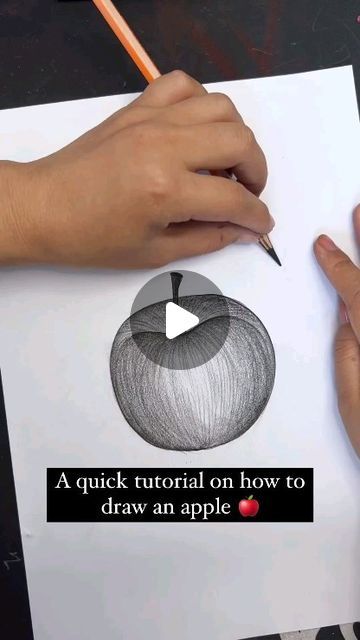 @artstechi on Instagram: "❤️❤️😍@artstechi
 

#apple #drawing #arttutorial #draw #howto #artlover #arte #illustration #drawingsketch #artreels #sketch" Apple Drawing Simple, Apple Sketch, Apple Drawing, Easy Drawings Sketches, Art Tutorial, Art Tutorials, Drawing Sketches, Easy Drawings, Lovers Art