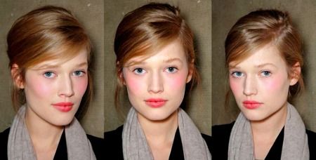 Make-Up Inspirations Pale Face, Blush Beauty, Toni Garrn, Pale Skin, Face Hair, Simple Beauty, Pink Blush, Cute Makeup, Beautiful Makeup