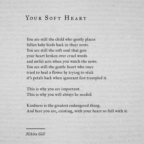 Too Big Of A Heart Quotes, Tough Outside Soft Inside Quotes, Quotes About A Big Heart, Having A Soft Heart Quotes, Too Soft Hearted Quotes, Keep Your Heart Soft, Quotes About Soft Hearts, Being Soft Hearted Quotes, Weary Heart Quotes