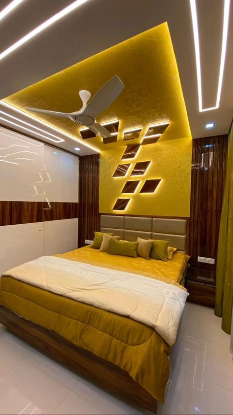 Premium Master Bedroom designed by RONAK DESIGNS in 2022 | Bed design modern, Bedroom false ceiling design, Bedroom interior design luxury Pop Design Bedroom, Bedroom False Ceiling, Bad Room Design, 2022 Bedroom, Bedroom Pop Design, Simple Ceiling Design, Bad Room, Design Ceiling, Bedroom Interior Design Luxury