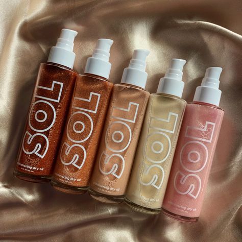 Sol Body, Body Shimmer, Shimmer Body Oil, Milani Cosmetics, Shower Skin Care, Body Oils, Best Body, Dry Oil, Body Glitter