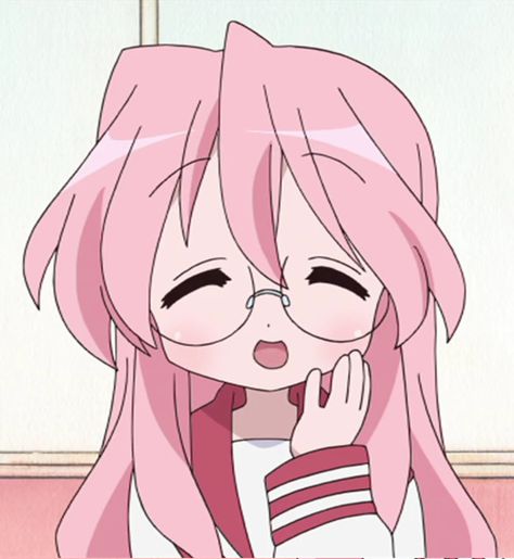 Anime Lucky Star Cute Pink Hair Anime Pfp Cute Pink, Pink Characters Anime, Anime Pink Hair Icon, Pink Hair Anime Icon, Anime Characters With Pink Hair, Lucky Star Icons, Pink Hair Anime Characters, Pink Anime Characters, Miyuki Lucky Star