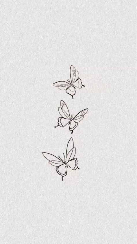 Butterfly Wallpaper 🦋🦋 | Tatuajes vintage, Tatuajes simplistas, Tatuajes petite Discreet Butterfly Tattoo, Cute Flower Tattoo Ideas, Small Risk Tattoo, Butterfly Sleeves Tattoo, Tattoo Two Butterflies, Timeline Butterfly Tattoo, Non Basic Butterfly Tattoo, Butterfly Tattoo Between Chest, Triple Butterfly Tattoo