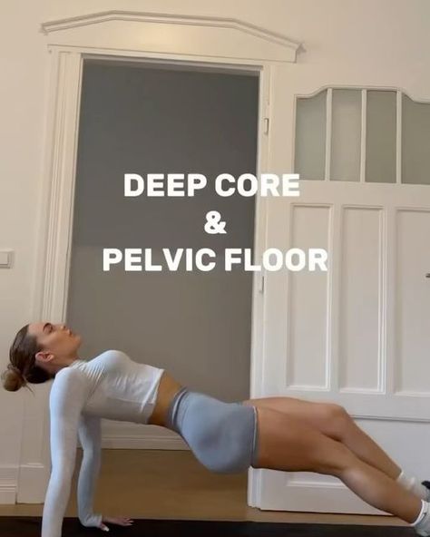 Yoga Daily Community on Instagram Core Building Exercises, Pelvic Muscles, Pelvic Floor Muscle Exercise, Core Exercises For Women, Gym Workout Guide, Deep Core, Abs Exercises, Floor Exercises, Pelvic Floor Exercises