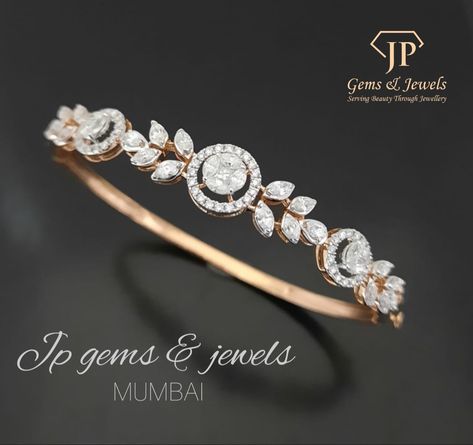 Bracelet Kada For Women, Gold And Diamond Bracelet For Women, Diamond Bangles Bracelet Indian, Indian Bracelet Designs, Diamond Bracelet Design Indian, Gold Diamond Bracelet Women, Bracelets Gold Diamond For Women, Dimond Breslet For Women, Indian Diamond Bracelet