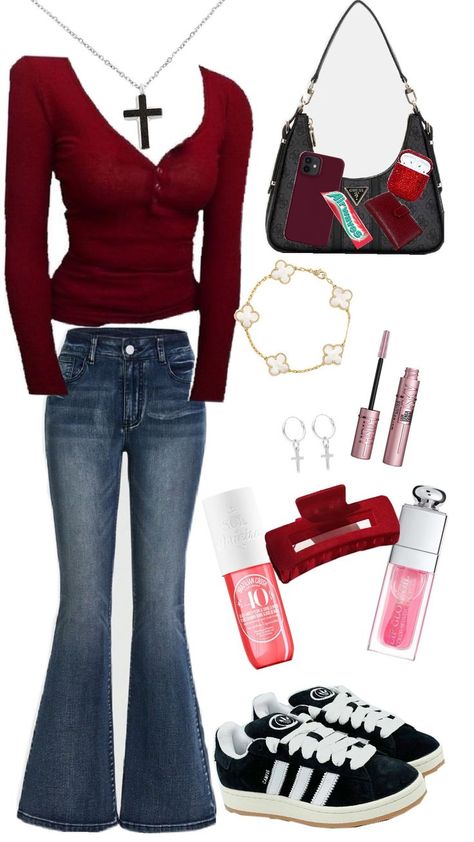 12-18 Elana Outfit, Vampire Outfit Casual, Vampire Diaries Elena Outfits, Vampire Look Outfits, The Vampire Diaries Outfits, Casual Vampire Outfits, Lottie Core, Modern Vampire Outfit, Vampire Outfits