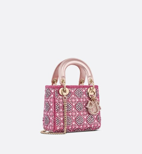 Lady Dior Mini, Mini Lady Dior, Resin Pearl, Pearl Embroidery, Womens Designer Bags, Christian Dior Couture, Luxury Purses, Pretty Bags, Fashion Pieces