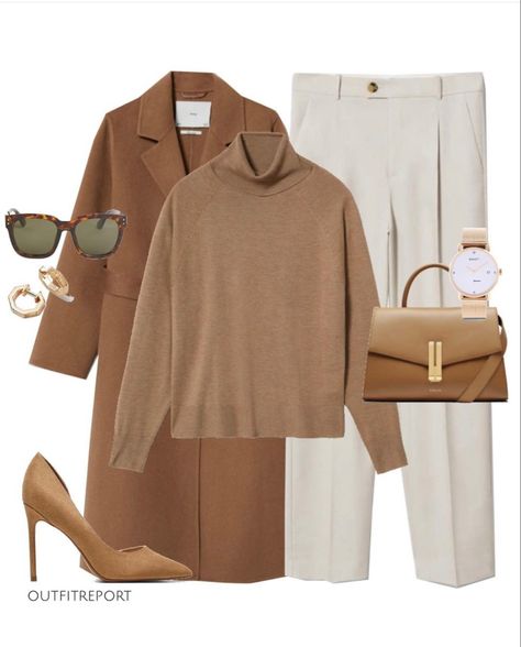 Caramel Outfit, Linen Style Fashion, Beige Outfit, Wardrobe Planning, Classy Work Outfits, Cropped Cami, Neutral Outfit, Quiet Luxury, 가을 패션