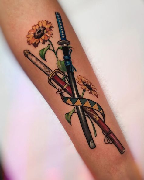 Little #samuraichamploo tattoo🥰🥰🥰🥰🥰🥰 @xsadfamx | Instagram Samurai Champloo Tattoo, Cowboy Bebop Tattoo, Left Arm Tattoos, Japanese Flower Tattoo, Mama Tattoo, Art Studio Ghibli, Tattoo Anime, Simple Tattoo Designs, Miyamoto Musashi