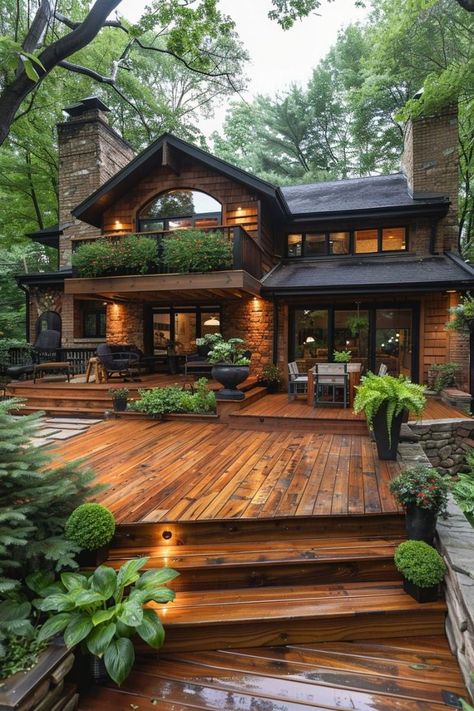 Forest House Aesthetic, Dahl House, Jesse Brown, Cottage Core House, Wooden House Design, Cabin Aesthetic, House Flippers, Forest Cottage, Garage Dimensions