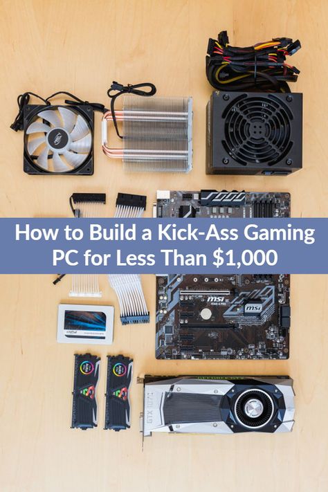 The challenge: Build the best gaming PC possible for under a grand. Check out our part-by-part recipe for a killer RGB-wild rig, and follow along in a replay of our live build! #pcgaming #pcbuild #computers Gaming Computer Table, Best Gaming Pc, Gaming Computer Room, Custom Gaming Computer, Build Your Own Computer, Gaming Computer Setup, Game Computer, Computer Diy, Diy Computer Desk