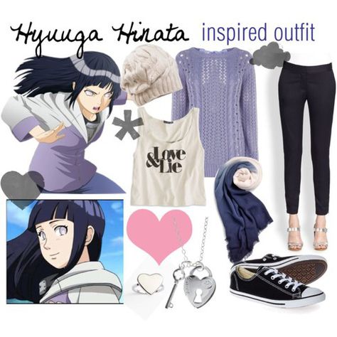 Hinata #naruto #hinata #anime #cosplay #casual don't like every thing on here nut ook Outfits Inspired By Naruto, Naruto Inspired Outfits, Anime Bounding, Naruto Outfits, Naruto Hinata, Travel Humor Quotes, Everyday Cosplay, Nerdy Outfits, Movie Inspired Outfits