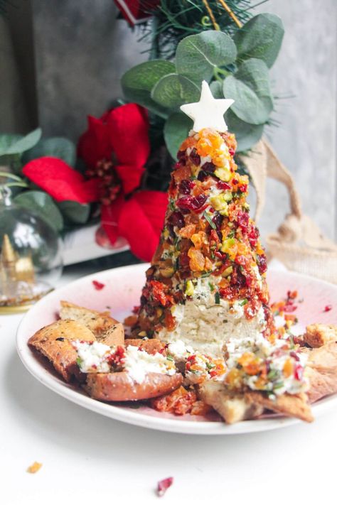 Loaded Bread, Christmas Tree Cheese Ball, Christmas Tree Cheese, Cheese Stars, Festive Bread, Flavored Cream Cheeses, Bread Dipping Oil, Bread Dipping, Dipping Oil