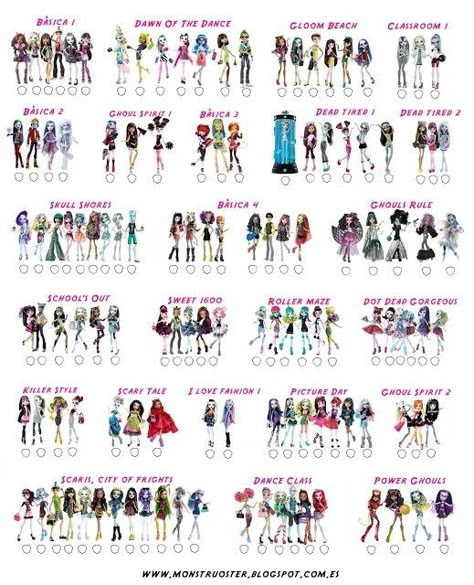 All Monster High Dolls, Monster High Costume, Novi Stars, Colored Characters, Monster High Custom, Monster High Characters, Dream School, Monster Dolls, Barbie Toys