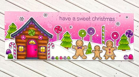 Sweet Christmas, My Childhood, Lawn Fawn, I Card, Card Ideas, Gingerbread, Cards Handmade, Love This, Lawn