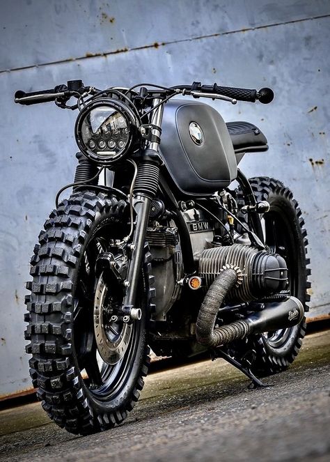 R100 Cafe Racer, Bmw R100 Scrambler, Bmw Adventure Bike, Adventure Bike Motorcycles, Bike Bmw, Bmw R100, Bmw Scrambler, Custom Bmw, Bmw Boxer