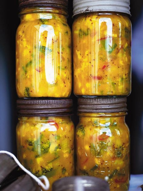 Piccalilli recipe with hot mustard | Jamie Oliver recipes Picallili Recipe, Piccalilli Recipes, Chef Jamie Oliver, Hot Mustard, Fakeaway Recipes, Jamie Oliver Recipes, Simple Nutrition, 5 Ingredient Recipes, Air Fryer Healthy