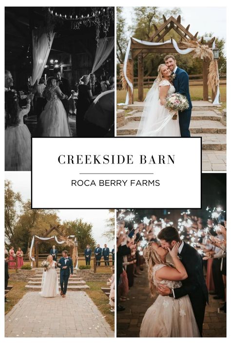 This fall wedding was cozy, dreamy, and gave us all the feels. They were the sweetest couple and had the most beautiful wedding at Roca Berry Farms in the Creekside Barn. It's a beautiful barn wedding venue near Lincoln, Nebraska. Click for more photos. Nebraska Wedding Venues, Large Wedding Venues, Nebraska Wedding, Berry Farm, Most Beautiful Wedding, Lincoln Nebraska, The Perfect Day, All The Feels, Barn Wedding Venue