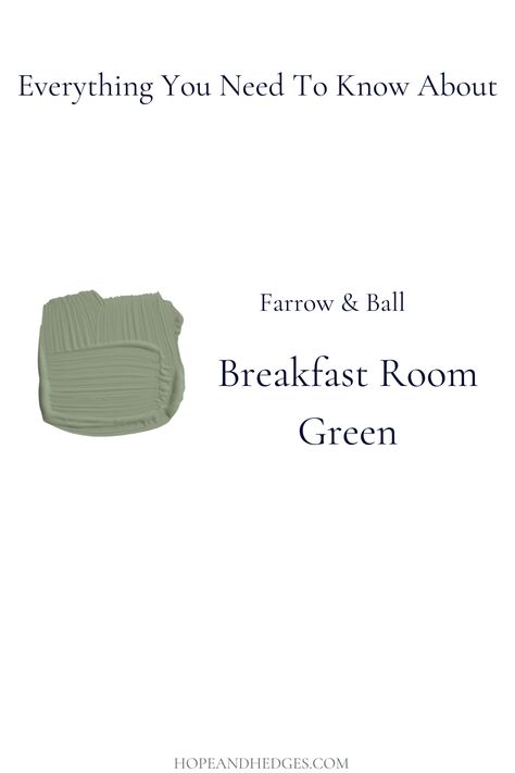 Trending Now: Green Paint Colors! If you're looking for a beautiful exterior or interior green paint color, be sure to check out Farrow and Ball Breakfast Room Green! Breakfast Room Green by Farrow and Ball is a cheerful color that is a great option for green painted walls, painted green furniture, green shutters, painted green door, or other DIY painting projects! Breakfast Room Green Kitchen, Breakfast Room Green Farrow And Ball, Farrow And Ball Green Paint, Exterior Front Door Colors, Breakfast Room Green, Lighting Hacks, Green Painted Walls, Green Breakfast, Staircase Wall Decor