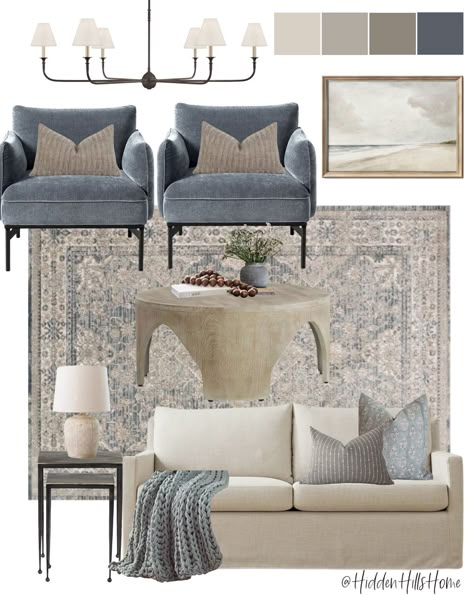 Ayden Square Arm Slipcovered Sofa curated on LTK Moody Coastal Decor, Amazon Living Room, Neutral House, Cream Living Rooms, Hidden Hills, Beige Living Rooms, Bedrooms Decor, Coastal Living Room, Neutral Living Room