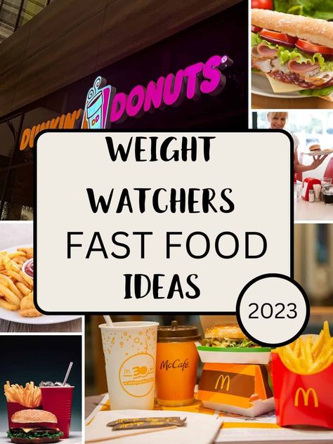 Ww Zero Foods List, Ww Low Point Fast Food, Ww Fast Food Breakfast, Best Fast Food For Weight Watchers, Healthy Take Out Options Fast Foods, Eat This Not That Fast Food, Ww Sandwich Recipes, Ww Cheat Sheet, Low Fat Fast Food Options