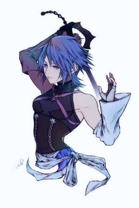 Kh Aqua, Kingdom Hearts Riku, Kingdom Hearts Wallpaper, Kingdom Hearts Fanart, Kingdom Hearts Art, Kingdom Heart, Kingdom Hearts 3, Square Enix, Comics Art