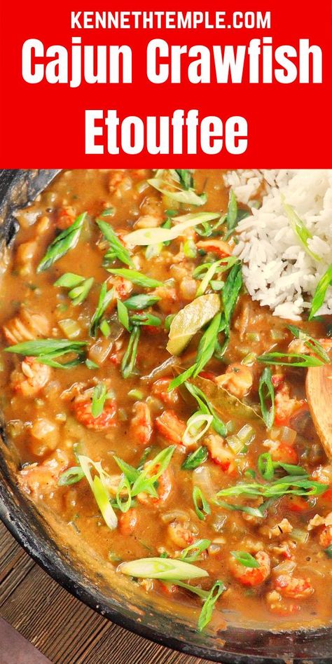 Crawfish Enchiladas, Etoufee Recipe, Crawfish Etoufee Recipe, Crawfish Étouffée, Crawfish Etoufee, Etouffee Recipe, Crawfish Recipes, Halloween Food Dinner, Louisiana Seafood